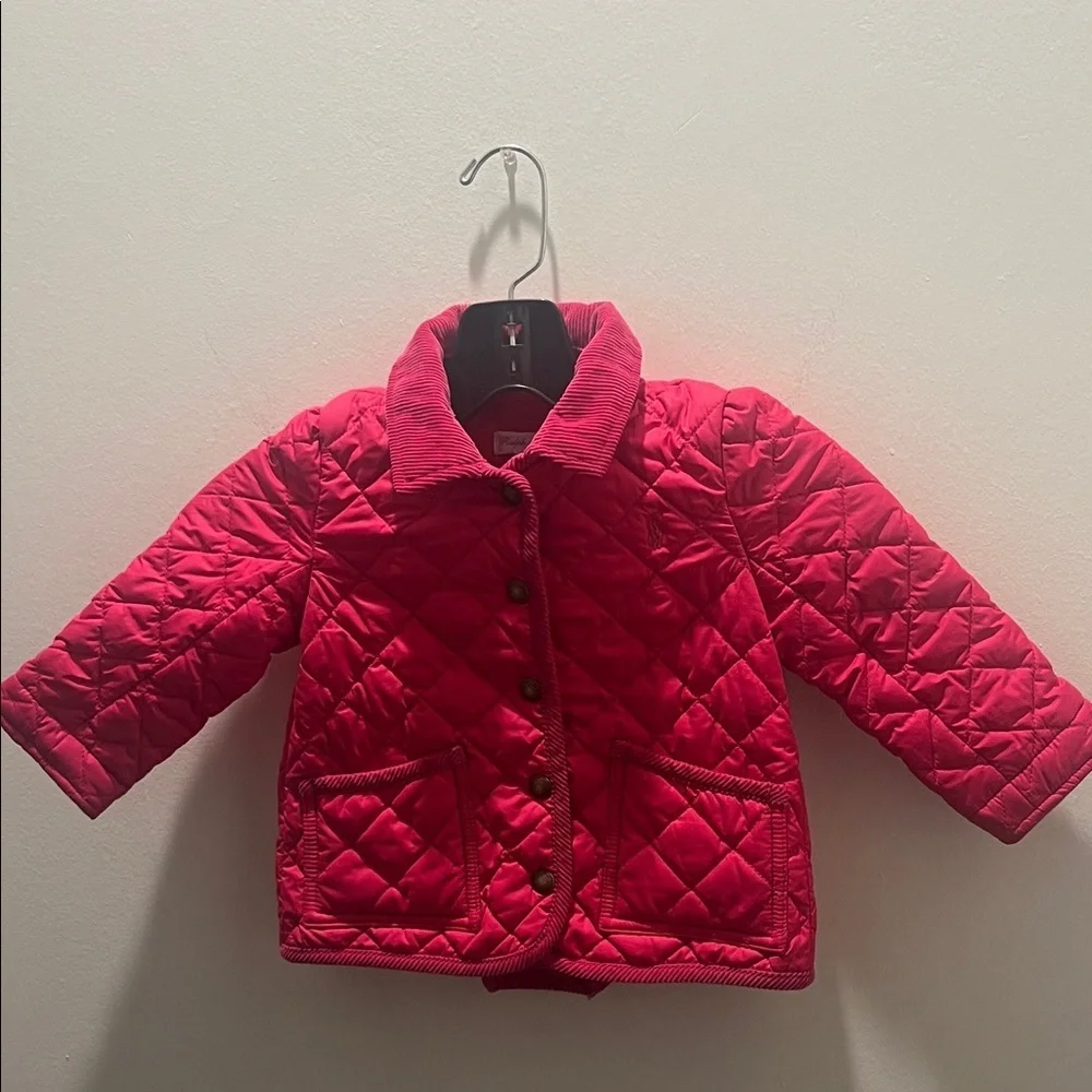 Ralph Lauren Kids Quilted Pink Jacket
